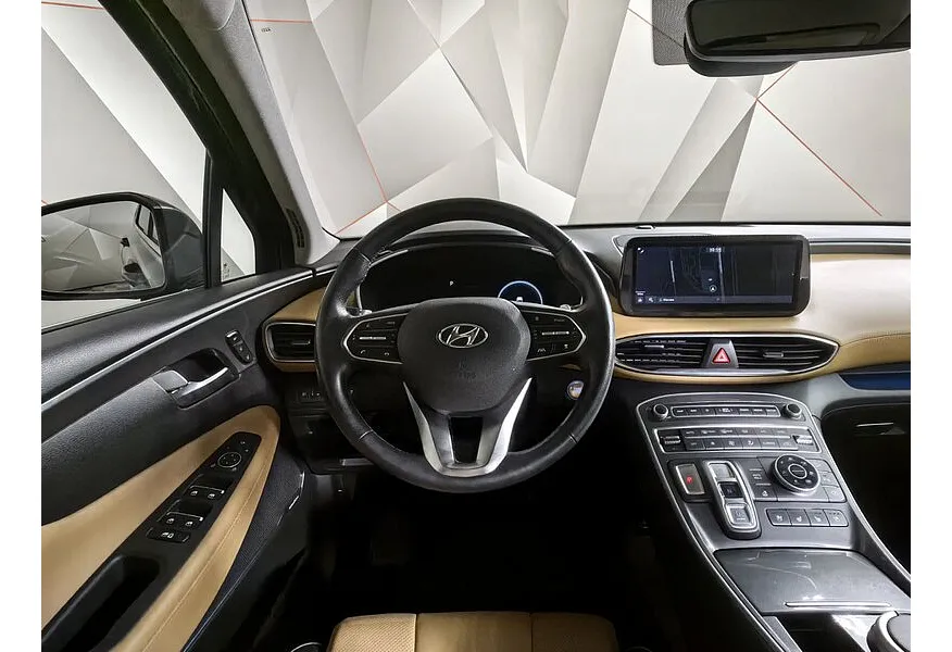 Hyundai Santa Fe 2.2 (200 л.с.) CRDi - 8AT High-Tech + Exclusive Зеленый в АВИЛОН. Слайд №20
