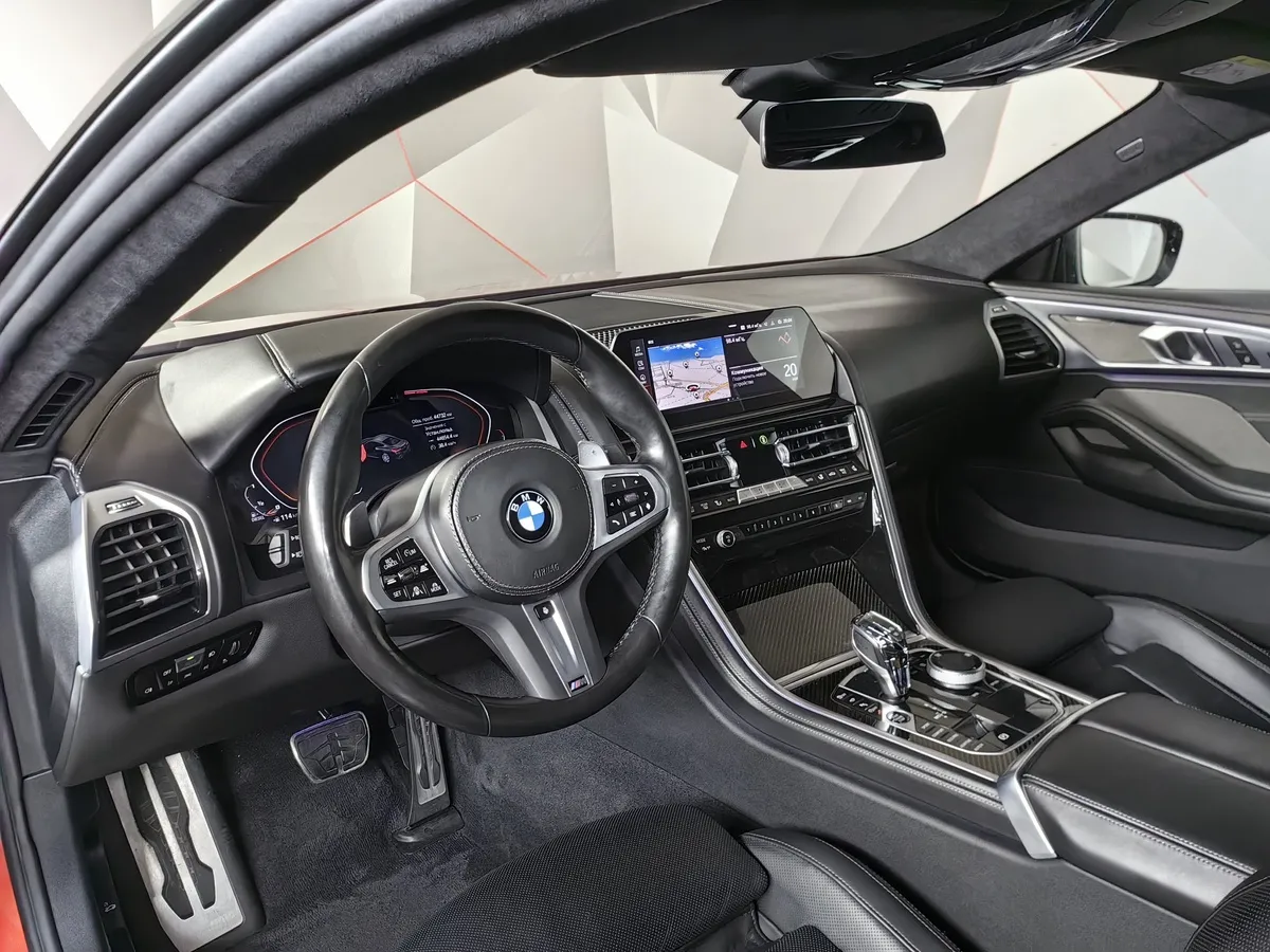 BMW 8 серия 840d Steptronic xDrive (320 л.с.) M Sport Pro Оранжевый в АВИЛОН. Слайд №12