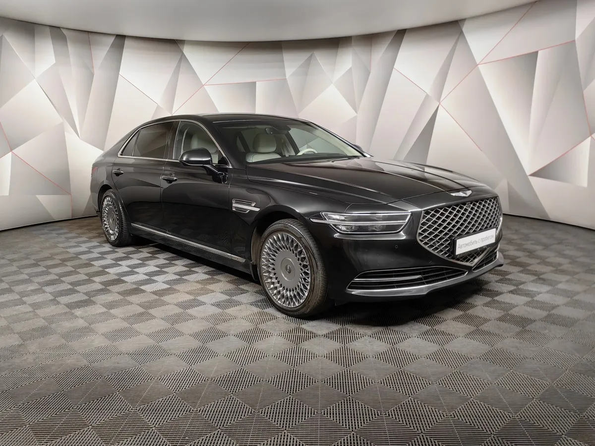 Genesis G90 3.8 GDI AT AWD (309 л.с.) Elite Черный в АВИЛОН. Слайд №3