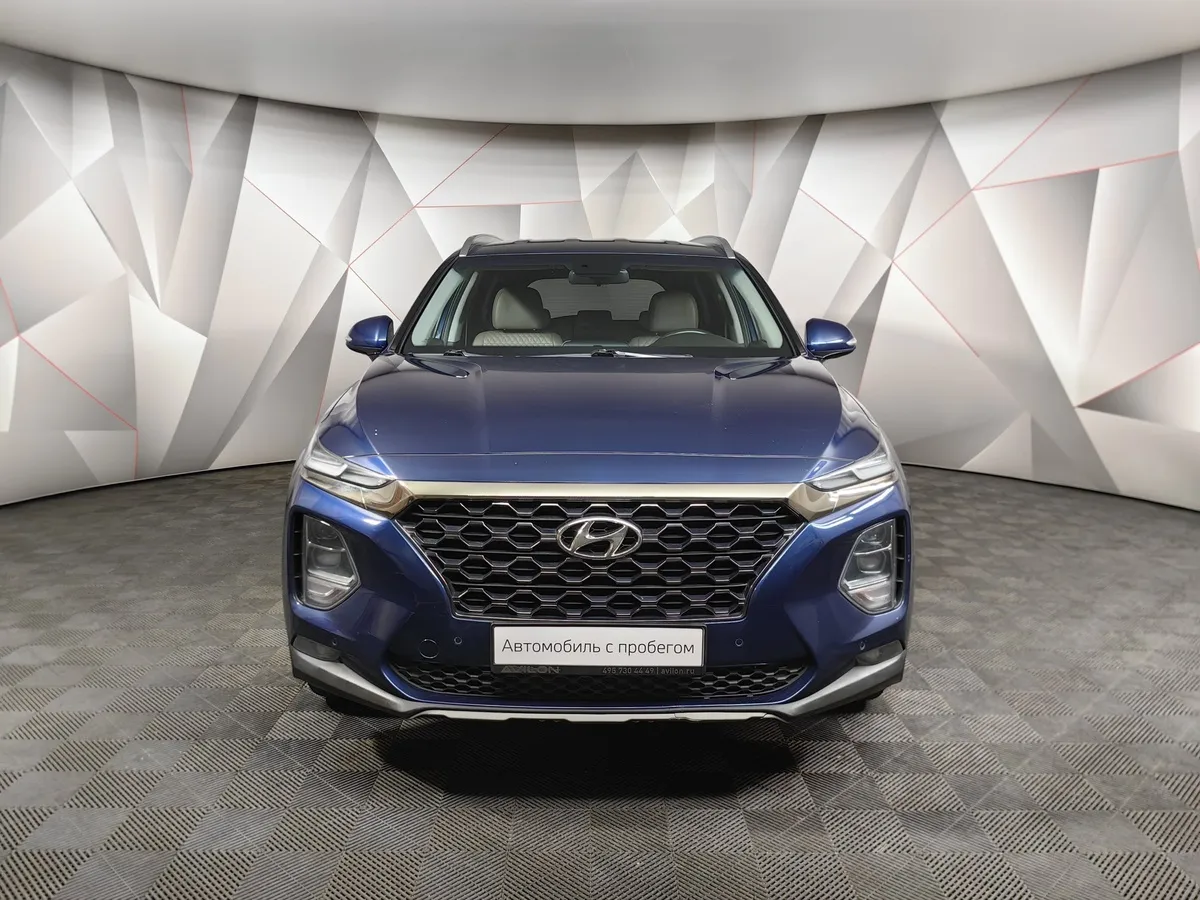 Hyundai Santa Fe 2.4 (188 л.с.) - 6AT Lifestyle Синий в АВИЛОН. Слайд №7