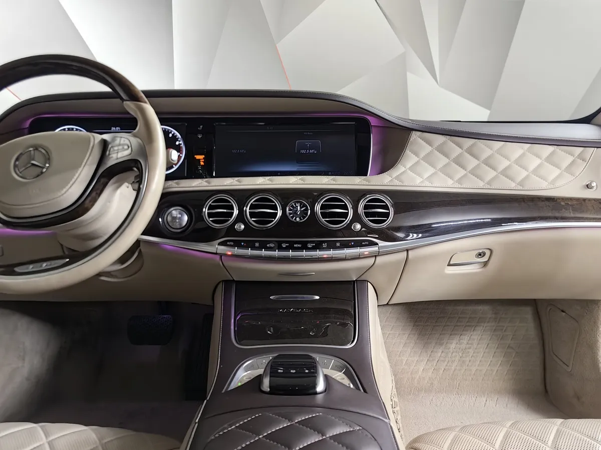 Mercedes-Benz S-Класс S 500 9G-Tronic Plus 4Matic (455 л.с.) Черный в АВИЛОН. Слайд №13