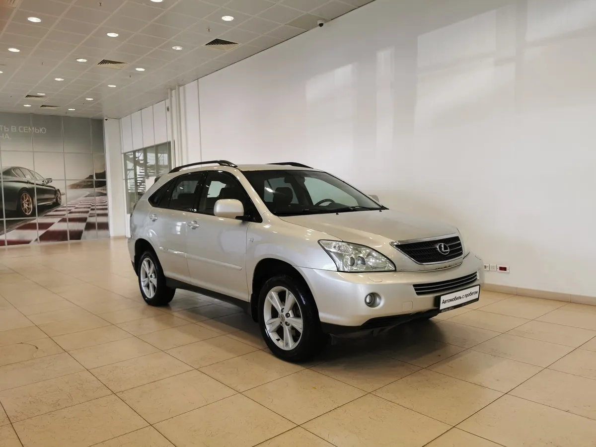 Lexus RX 400h CVT AWD (210 л.с.) Серебристый в АВИЛОН. Слайд №3