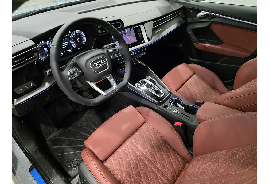 Audi A3 1.5 TFSI AMT (160 л.с.) Серый в АВИЛОН. Слайд №6