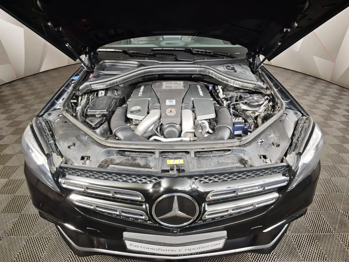 Mercedes-Benz GLS 63 4MATIC 7G-TRONIC PLUS (585 л.с.) Черный в АВИЛОН. Слайд №11