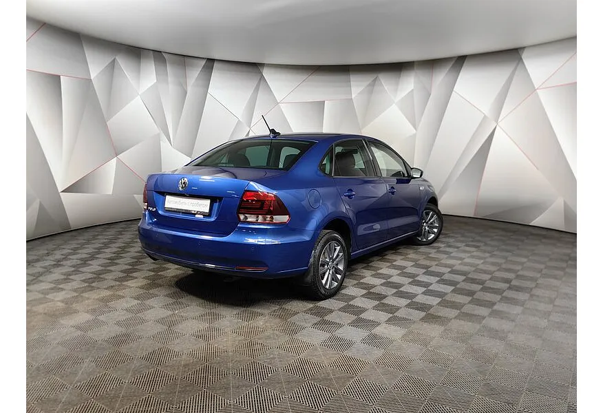 Volkswagen Polo 1.6 MPI AT (110 л.с.) Status Синий в АВИЛОН. Слайд №2