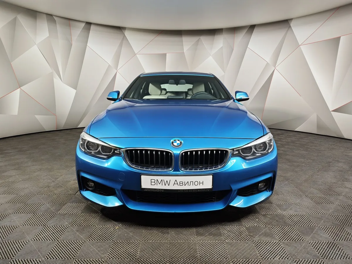BMW 4 серия 430i xDrive AT (249 л.с.) Luxury Line Синий в АВИЛОН. Слайд №3