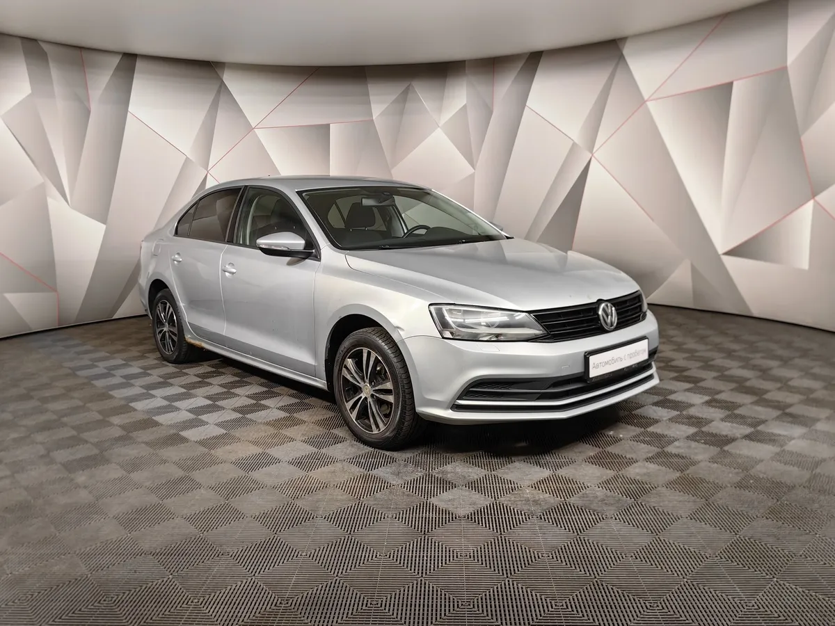 Volkswagen Jetta 1.6 MPI AT (105 л.с.) Trendline Серебристый в АВИЛОН. Слайд №3