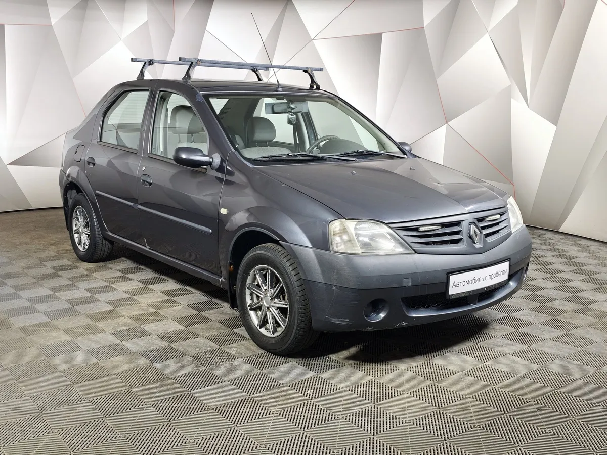 Renault Logan 1.6 MT (87 л.с.) Серый в АВИЛОН. Слайд №3