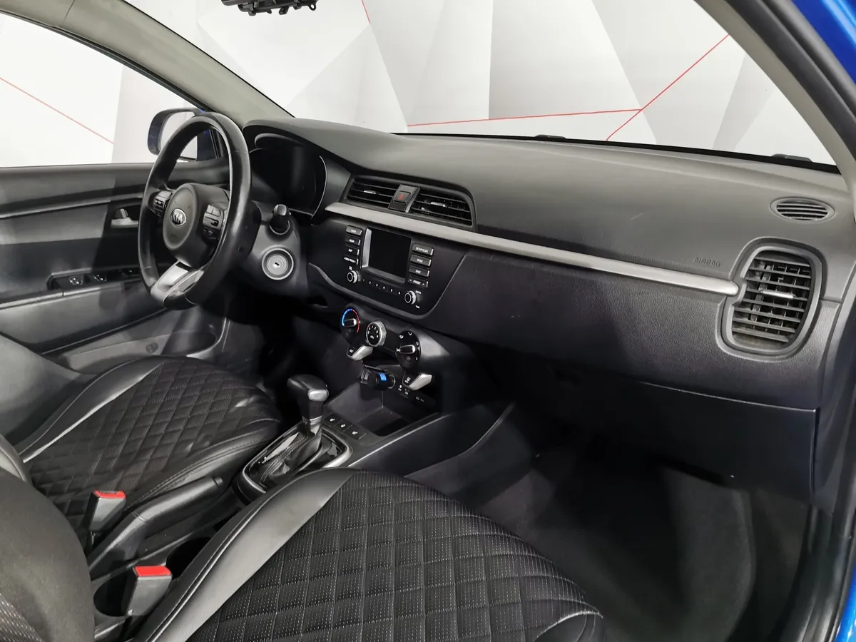 Kia Rio 1.4 AT (100 л.с.) Синий в АВИЛОН. Слайд №12