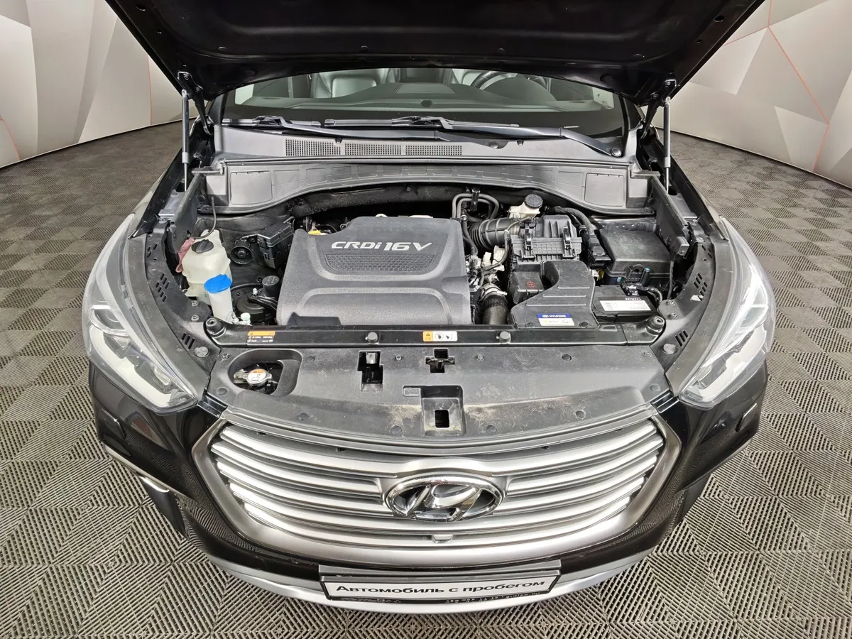 Hyundai Santa Fe 2.2 CRDi AWD 8AT (200 л.с.) High-Tech Черный в АВИЛОН. Слайд №23