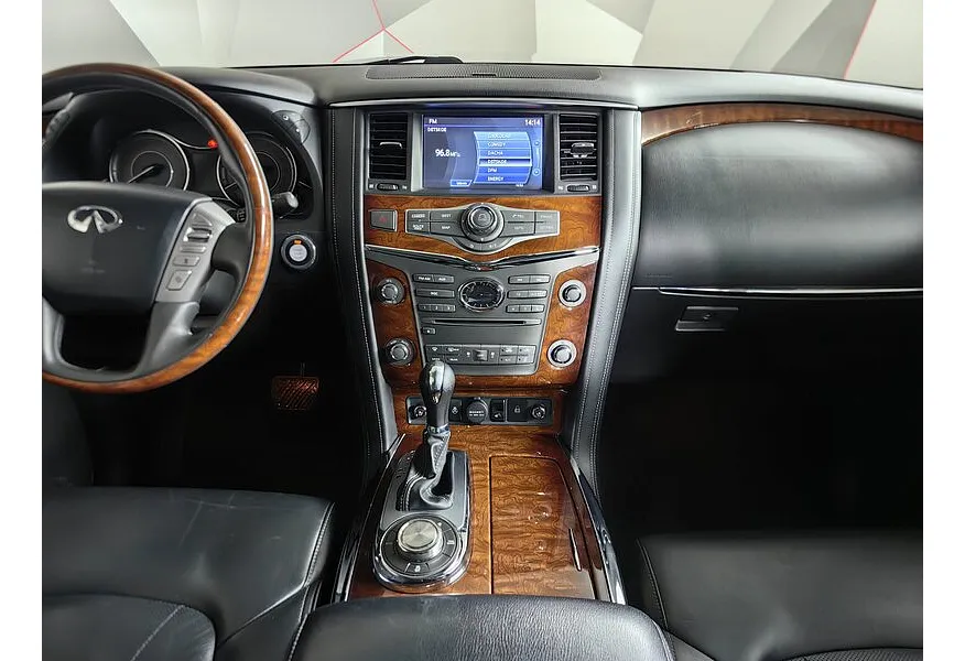 Infiniti QX80 5.6 АТ AWD (405 л.с.) Черный в АВИЛОН. Слайд №14