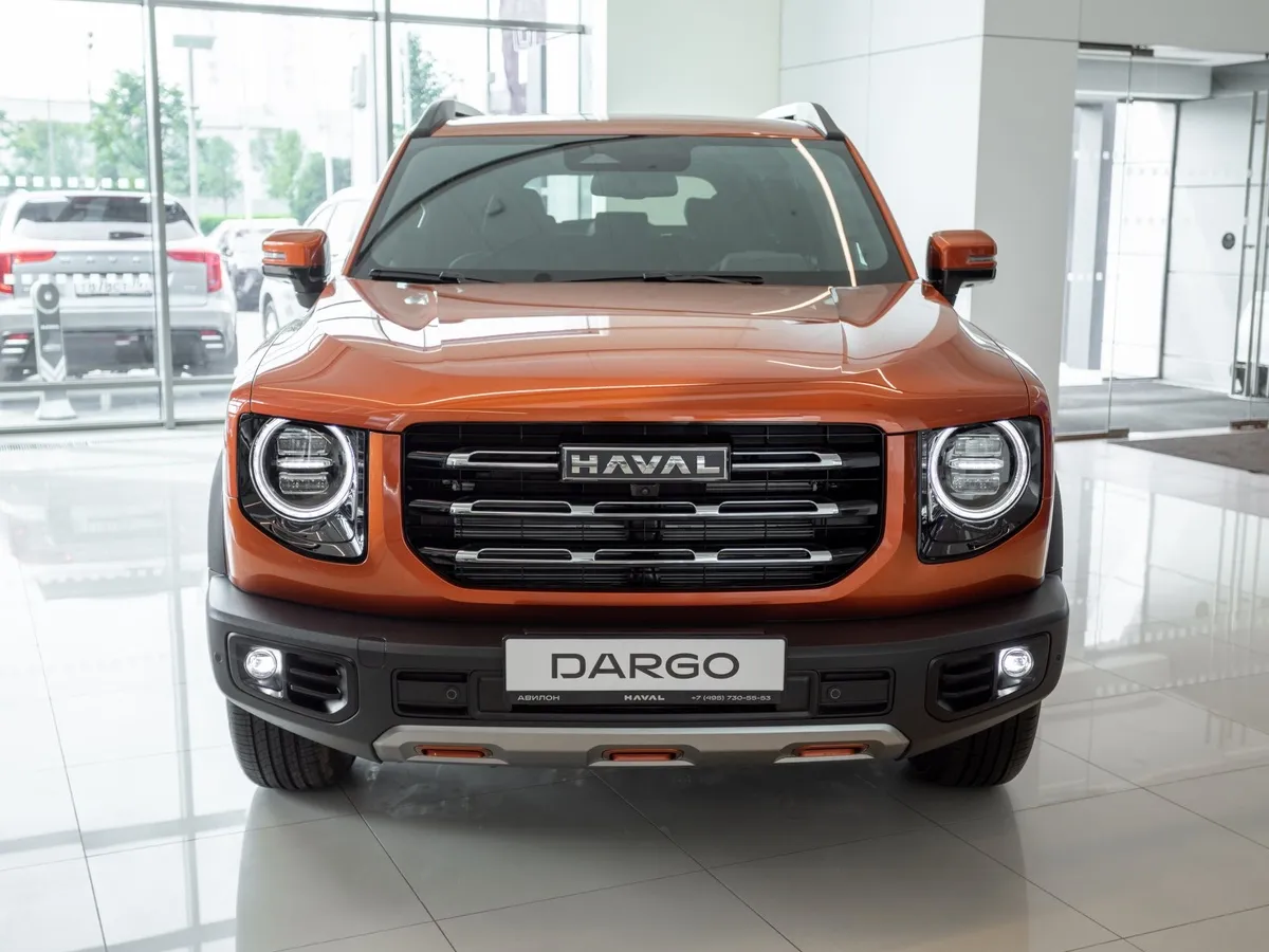 Haval Dargo 2.0T DCT 4WD (200 л.с.) Техно + Оранжевый в АВИЛОН. Слайд №3
