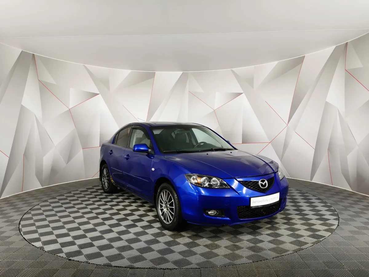 Mazda 3 1.6 MT (105 л.с.) Синий в АВИЛОН. Слайд №3