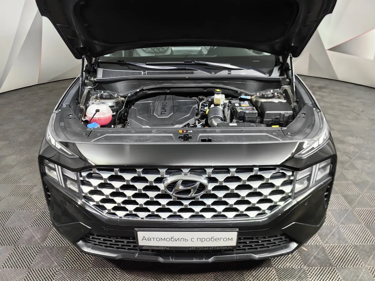 Hyundai Santa Fe 2.2 CRDi AWD 8AT (200 л.с.) Lifestyle Черный в АВИЛОН. Слайд №11