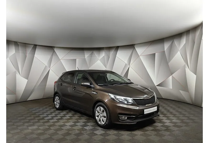 Kia Rio 1.4 AT (107 л.с.) Коричневый в АВИЛОН. Слайд №3