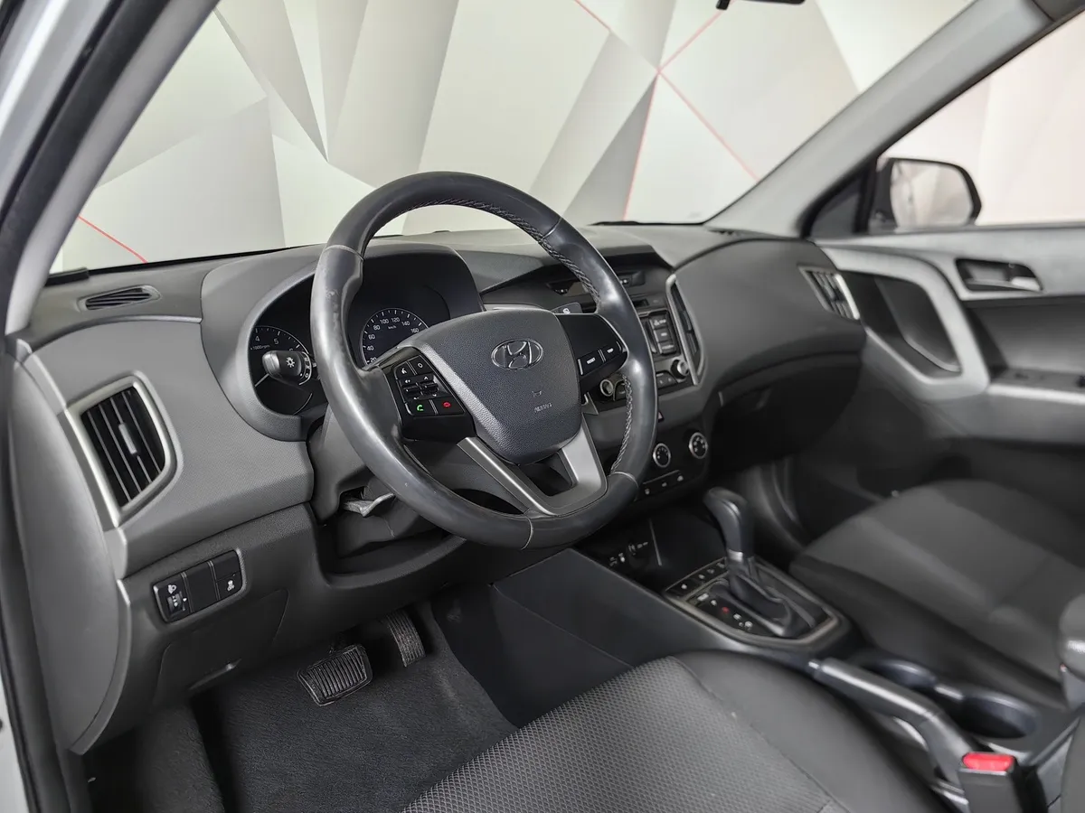 Hyundai Creta 1.6 AT AWD (121 л.с.) Active + Light + Winter Серебристый в АВИЛОН. Слайд №18