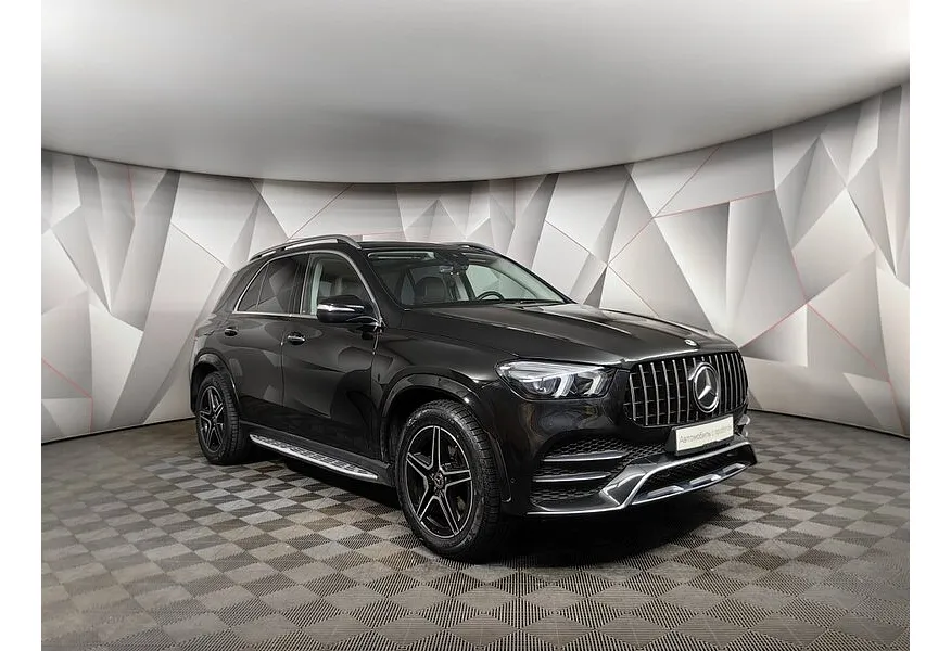Mercedes-Benz GLE 300 d 4MATIC 9G-TRONIC (245 л.с.) Sport Plus Черный в АВИЛОН. Слайд №3