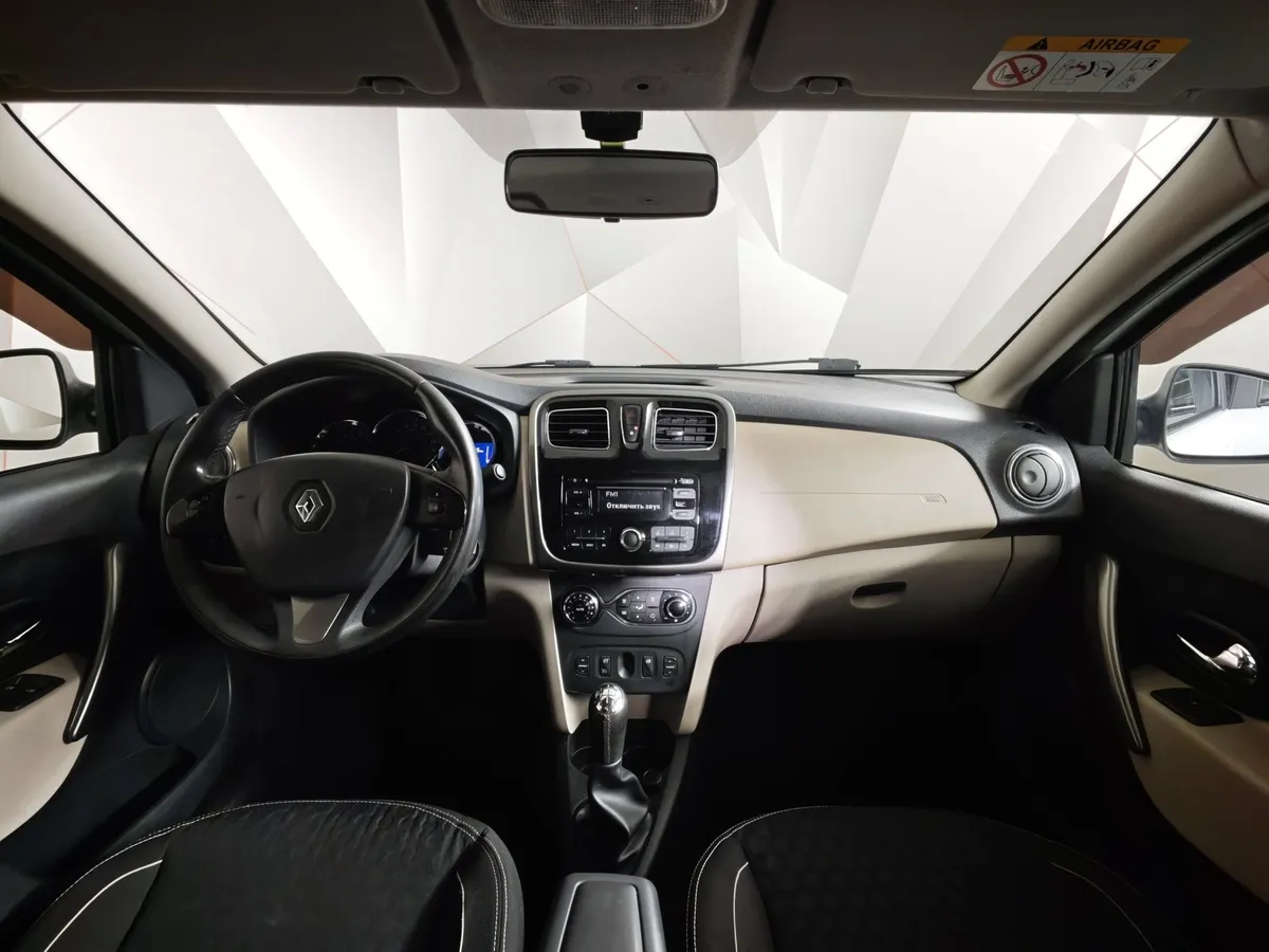 Renault Logan 1.6 MT (102 л.с.) Белый в АВИЛОН. Слайд №14