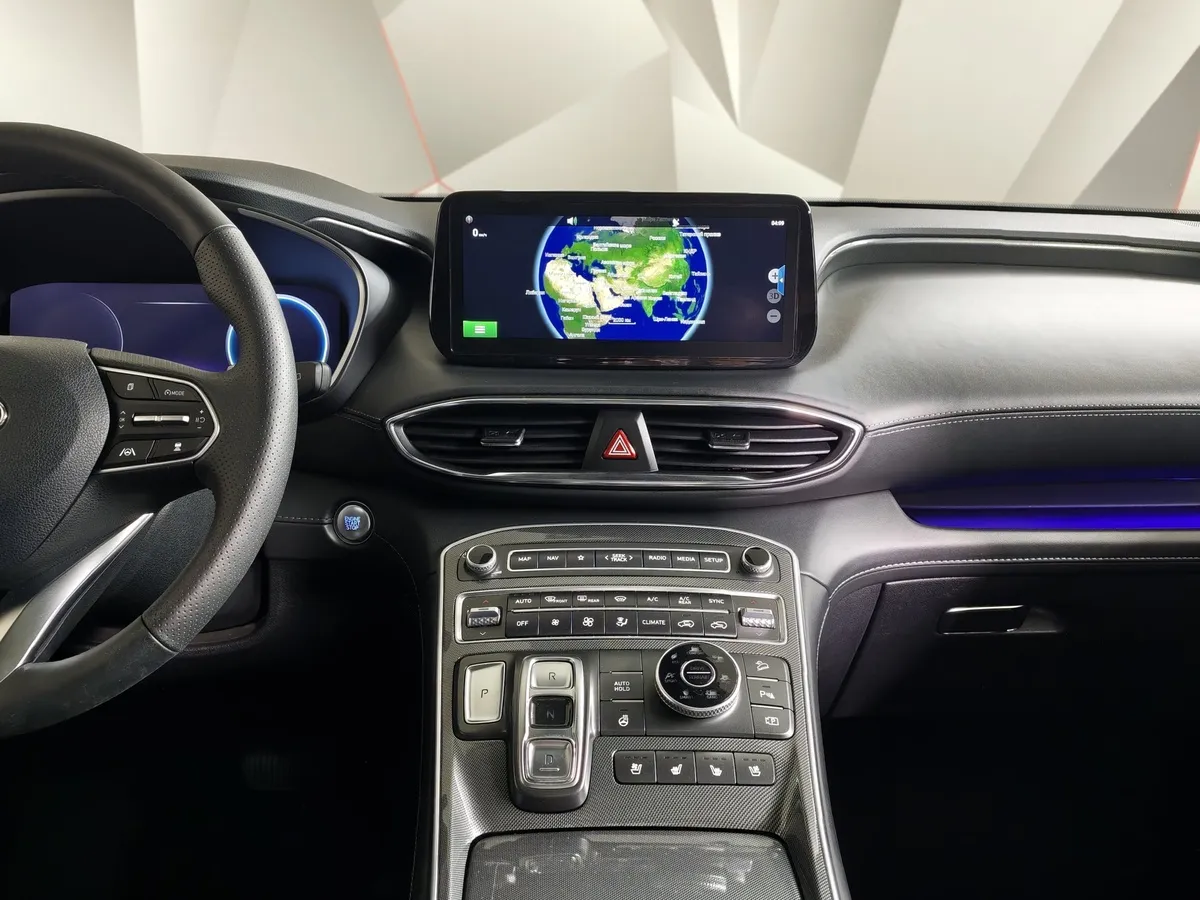Hyundai Santa Fe 3.5 AWD 8AT (249 л.с.) High-Tech Exclusive Белый в АВИЛОН. Слайд №15