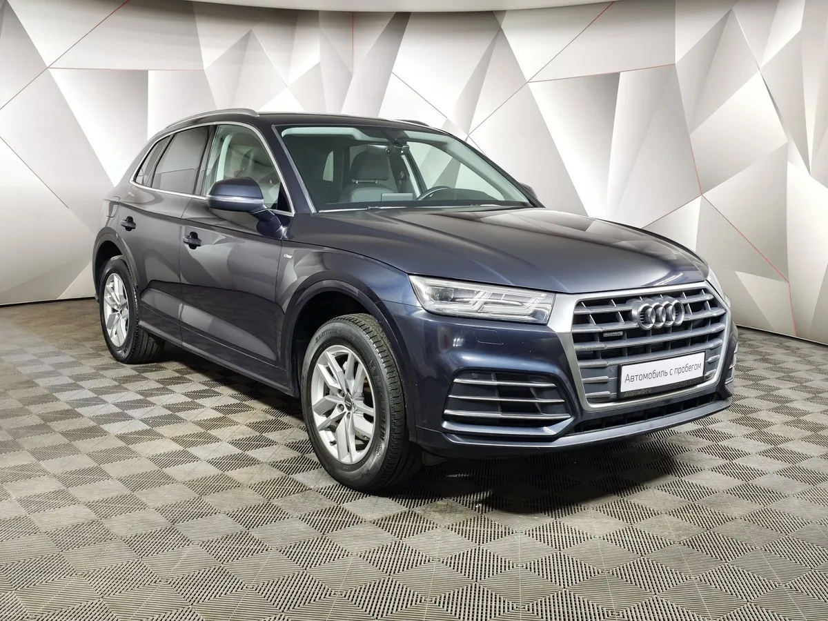 Audi Q5 2.0 TFSI S tronic quattro (249 л.с.) Design Синий в АВИЛОН. Слайд №3