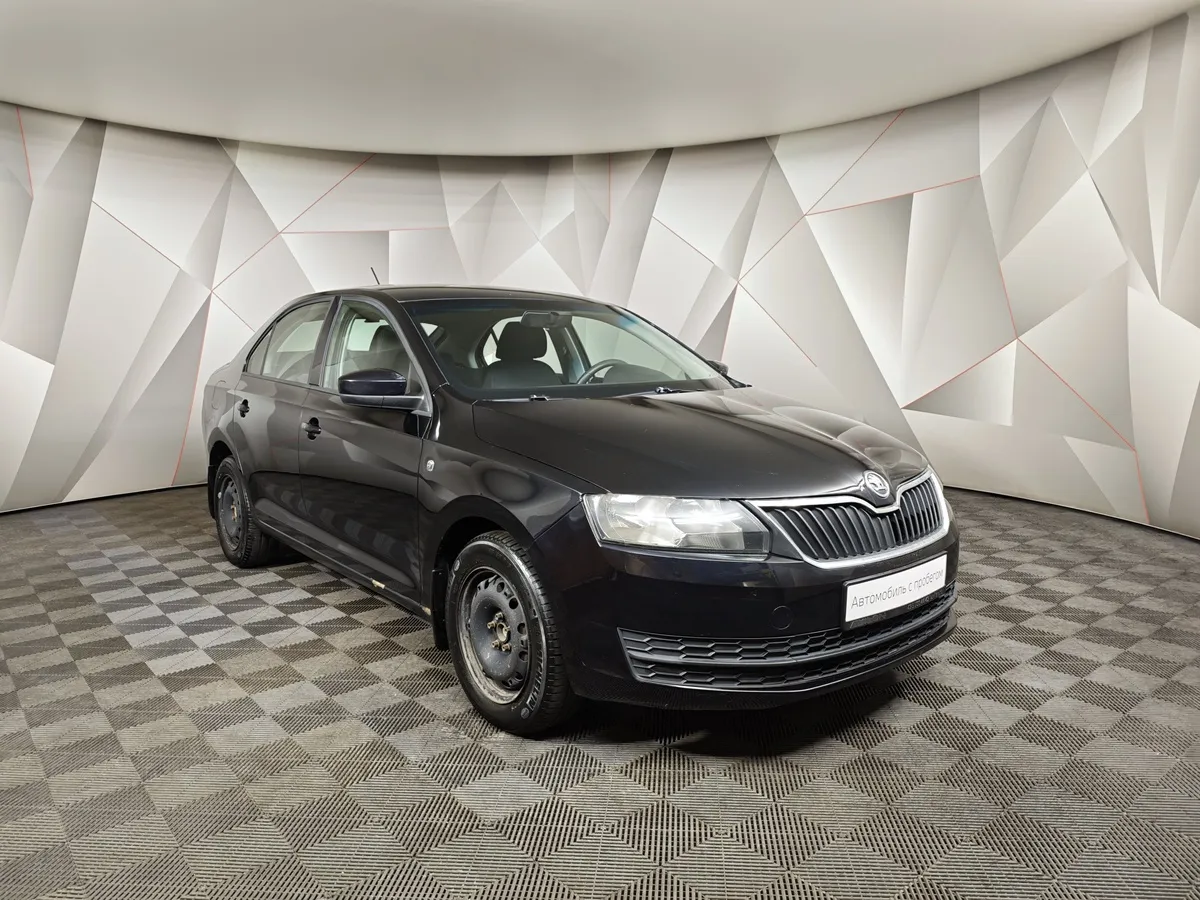 Skoda Rapid 1.6 MT (105 л.с.) Черный в АВИЛОН. Слайд №3