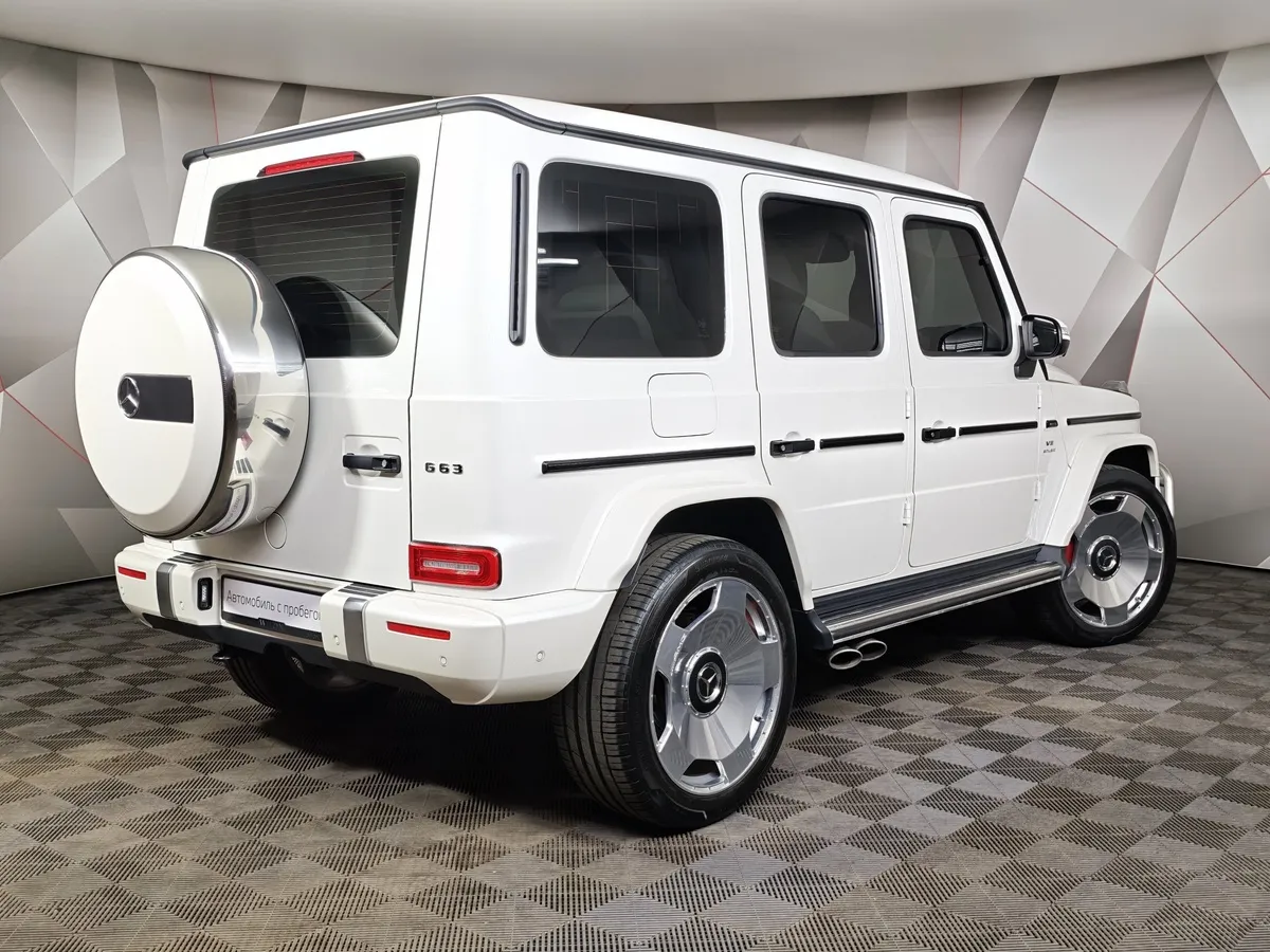 Mercedes-Benz G-Класс G 63 AMG Speedshift Plus 9G-Tronic (571 л.с.) Белый в АВИЛОН. Слайд №2