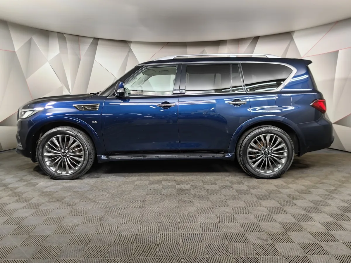 Infiniti QX80 5.6 АТ AWD (405 л.с.) Синий в АВИЛОН. Слайд №5