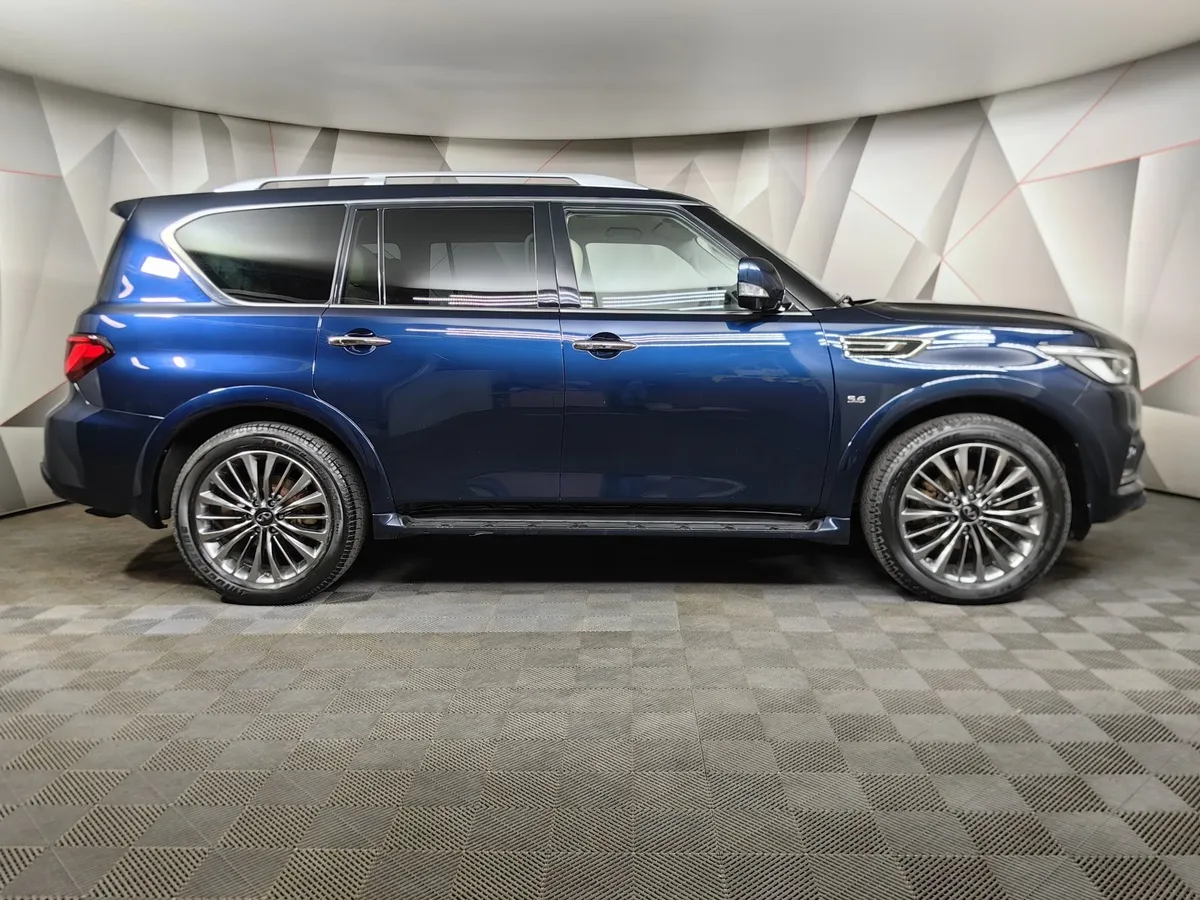 Infiniti QX80 5.6 АТ AWD (405 л.с.) Синий в АВИЛОН. Слайд №6