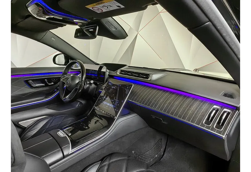 Mercedes-Benz S-Класс Maybach S 580 9G-Tronic 4Matic (503 л.с.) Night Series Черный в АВИЛОН. Слайд №12