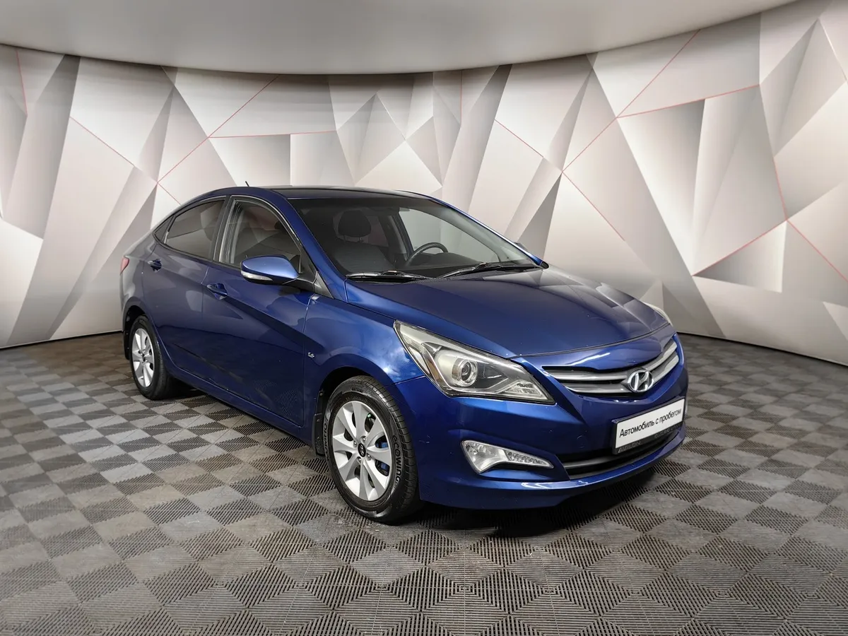 Hyundai Solaris 1.6 MT (123 л.с.) Active Plus Синий в АВИЛОН. Слайд №3
