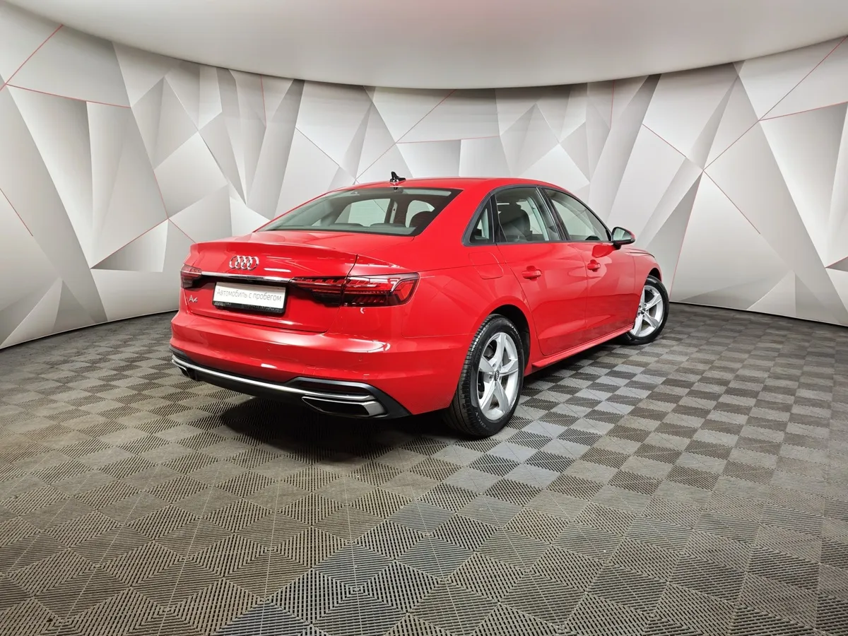 Audi A4 2.0 TFSI S tronic (190 л.с.) Design Красный в АВИЛОН. Слайд №2