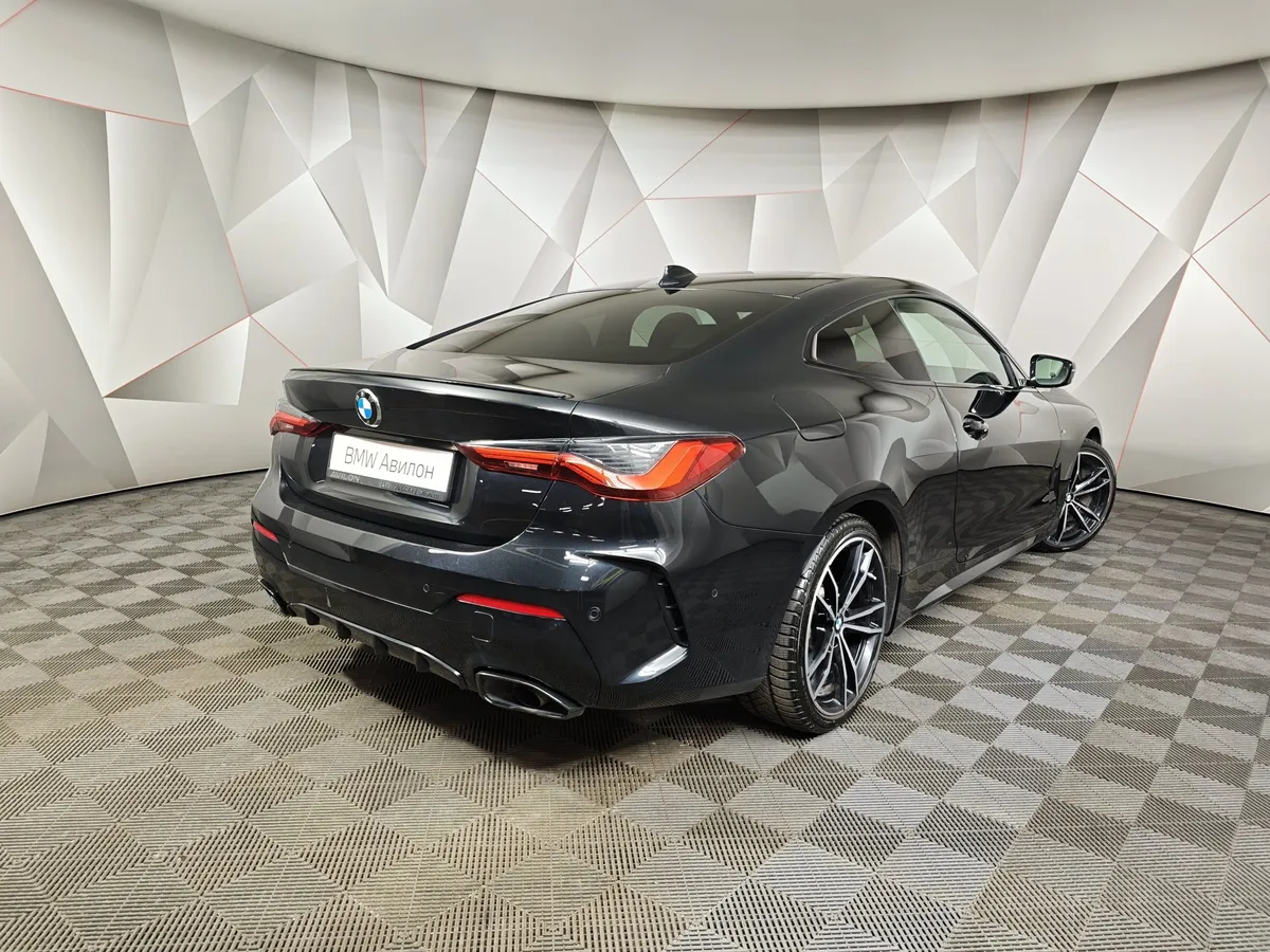 BMW 4 серия 420d xDrive AT (190 л.с.) M Sport Pro Черный в АВИЛОН. Слайд №2