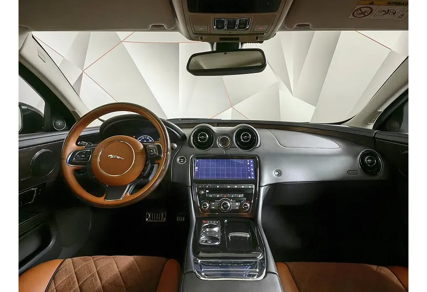 Jaguar XJ 3.0 AT AWD LWB (340 л.с.) Luxury Черный в АВИЛОН. Слайд №14