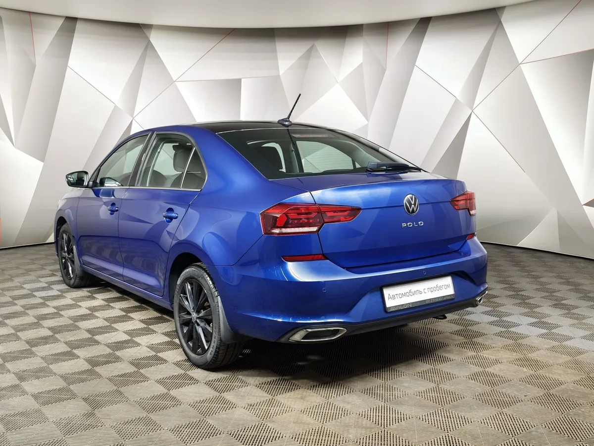 Volkswagen Polo 1.4 TSI DSG (125 л.с.) Highline Синий в АВИЛОН. Слайд №4