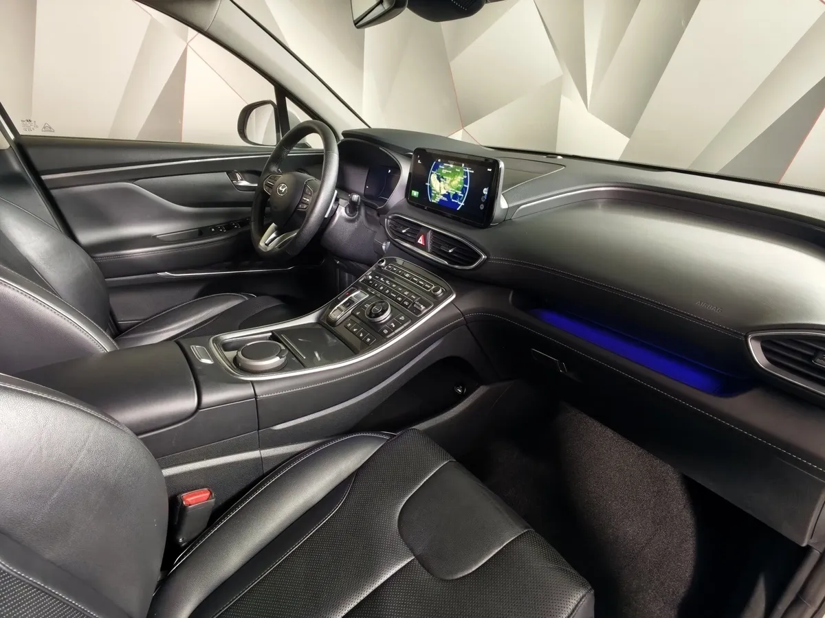 Hyundai Santa Fe 3.5 AWD 8AT (249 л.с.) High-Tech Exclusive Белый в АВИЛОН. Слайд №13