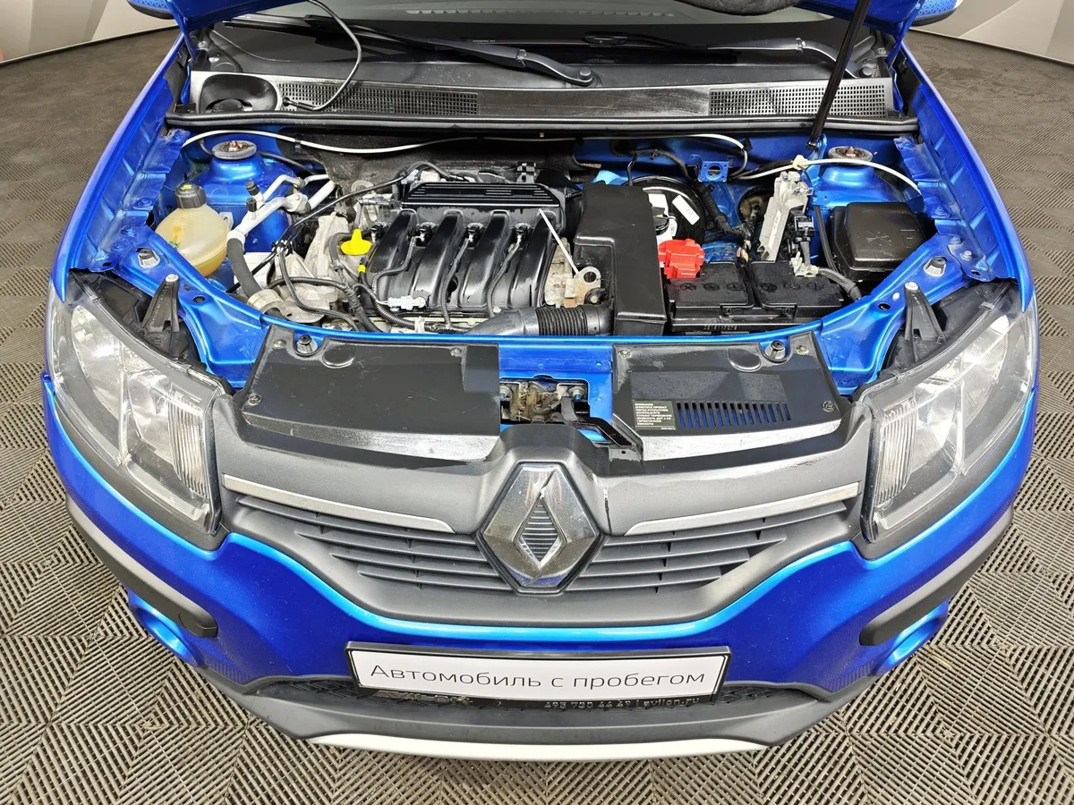 Renault Sandero 1.6 AT (103 л.с.) Stepway Синий в АВИЛОН. Слайд №11