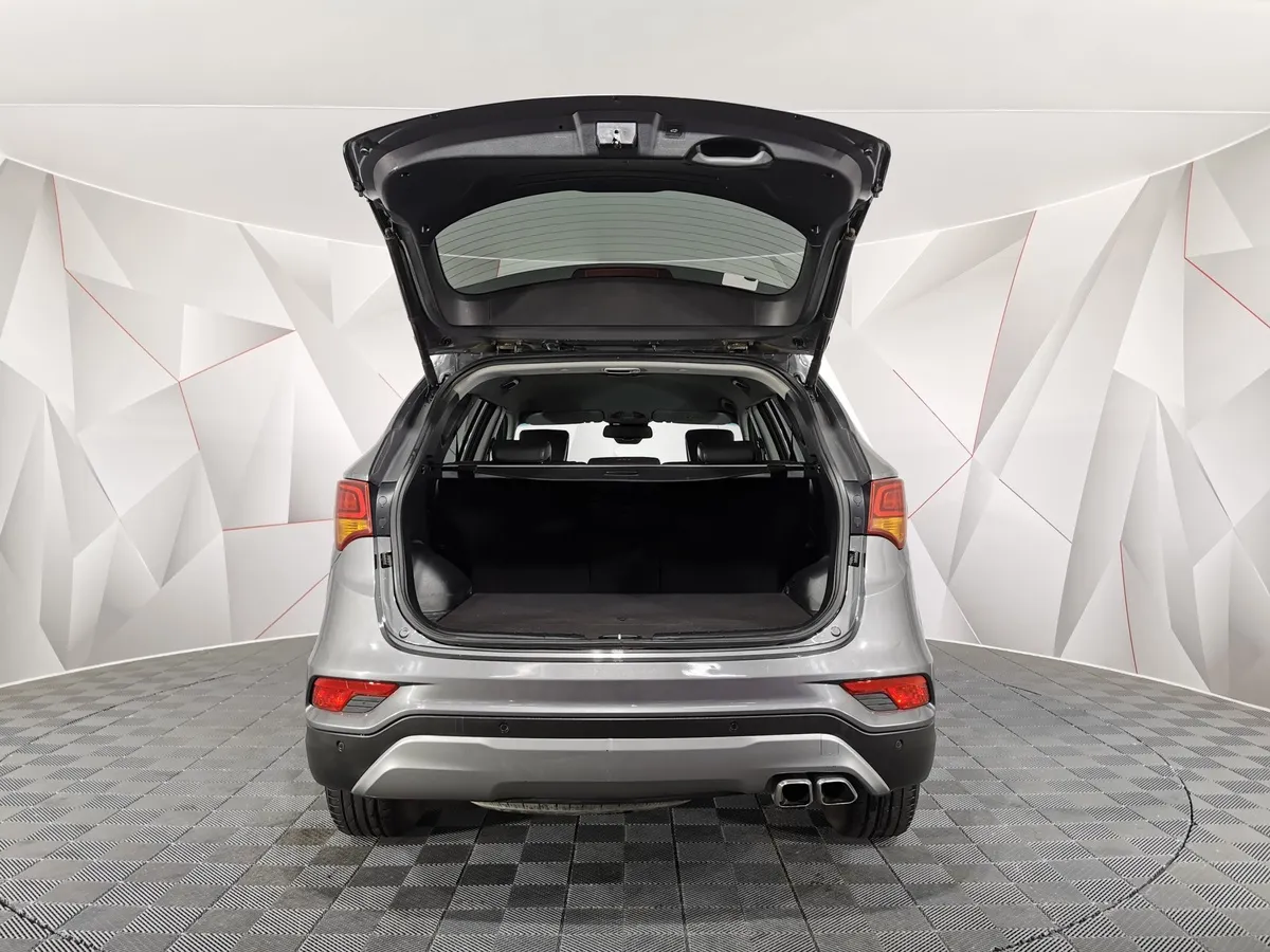 Hyundai Santa Fe 2.2 CRDi AT 4WD (197 л.с.) High-tech Серый в АВИЛОН. Слайд №11