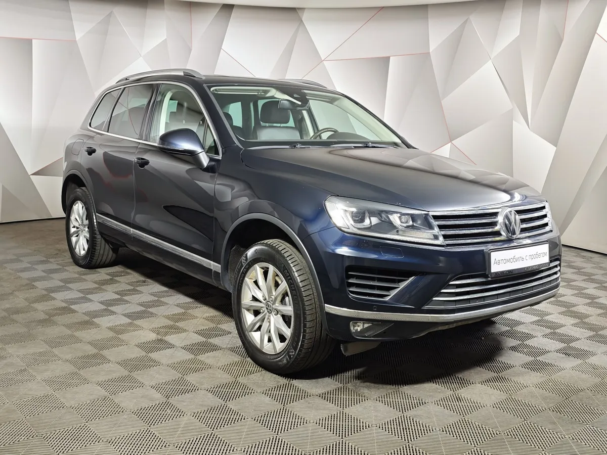 Volkswagen Touareg 3.6 FSI Tiptronic 4Motion (249 л.с.) V6 FSI Синий в АВИЛОН. Слайд №3