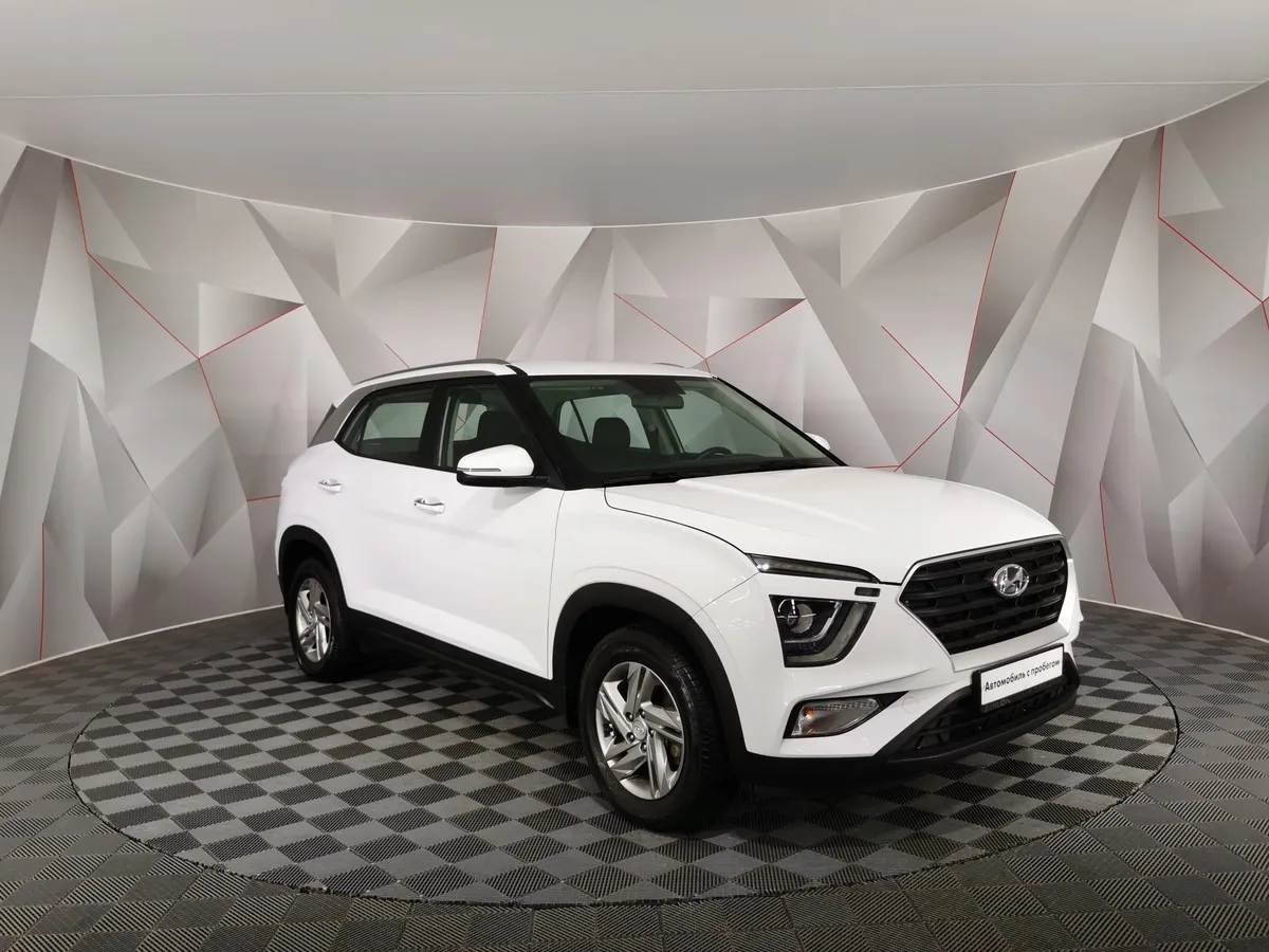 Hyundai Creta 1.6 AT AWD (121 л.с.) Travel Белый в АВИЛОН. Слайд №3