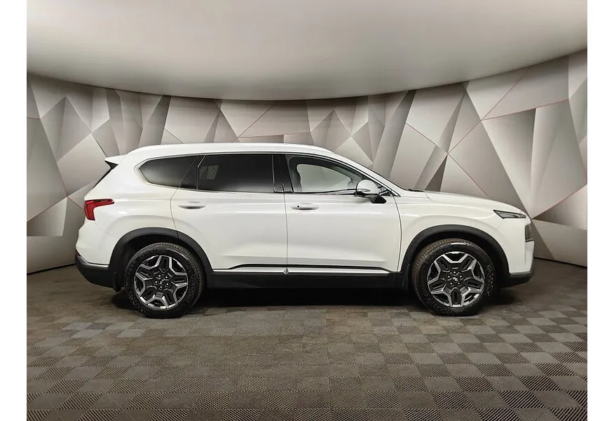 Hyundai Santa Fe 2.2 CRDi AWD 8AT (200 л.с.) High-Tech Белый в АВИЛОН. Слайд №6