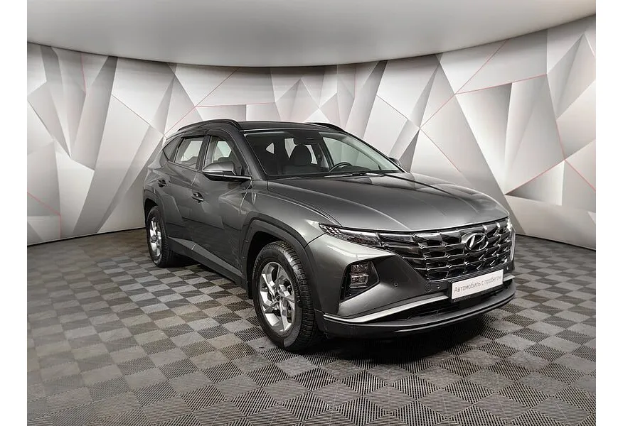 Hyundai Tucson 2.0 (185 л.с.) Diesel-8AT - 4WD Lifestyle Серый в АВИЛОН. Слайд №3