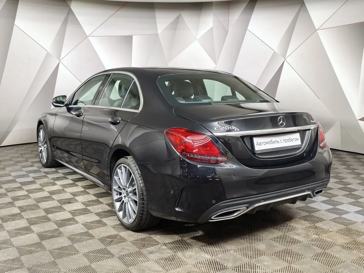 Mercedes-Benz C-Класс C 200 4Matic 9G-Tronic (184 л.с.) Sport Черный в АВИЛОН. Слайд №4
