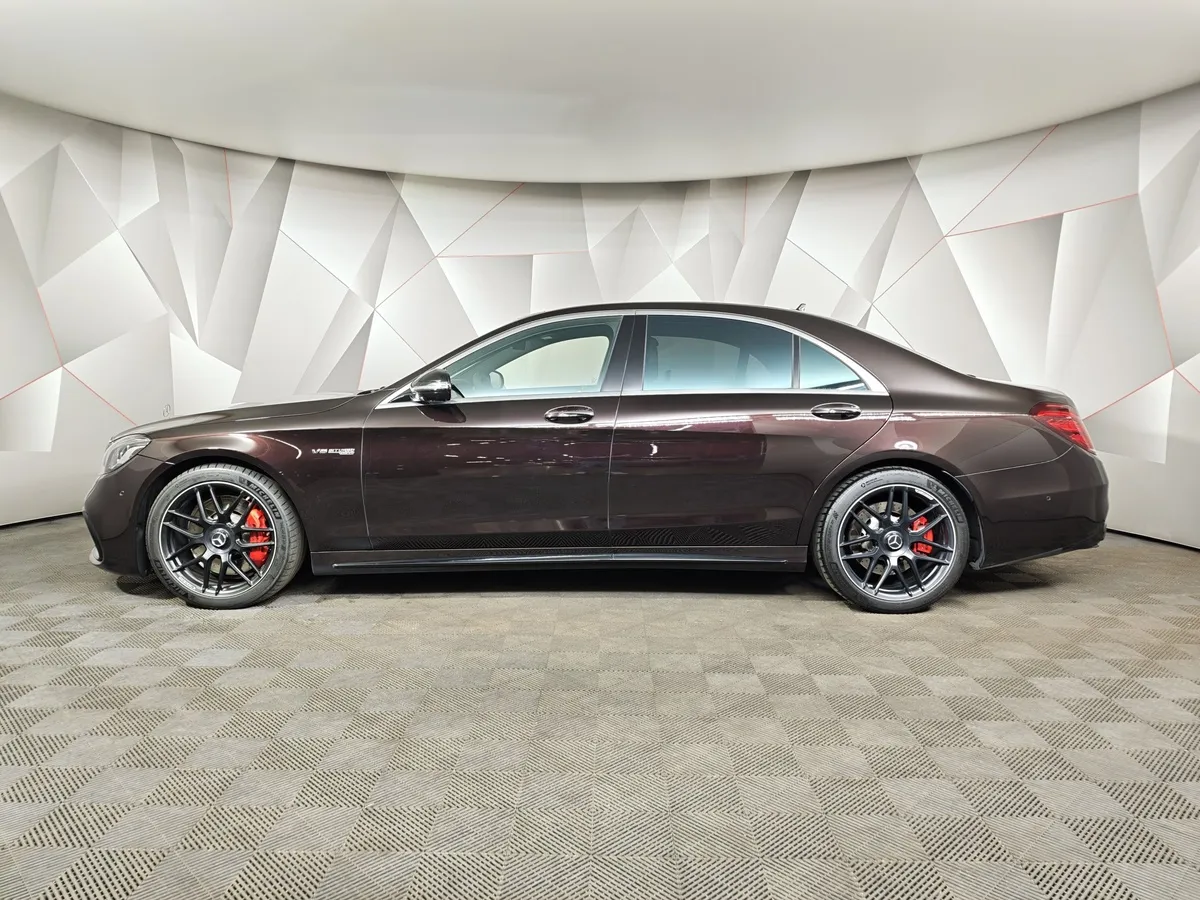 Mercedes-Benz S-Класс S 63 AMG 4Matic Speedshift Plus 7G-Tronic длинная база (585 л.с.) Черный в АВИЛОН. Слайд №5