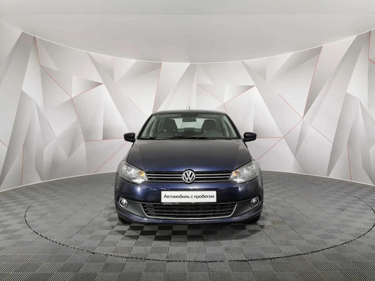 Volkswagen Polo 1.6 MPI AT (110 л.с.) Highline Синий в АВИЛОН. Слайд №7