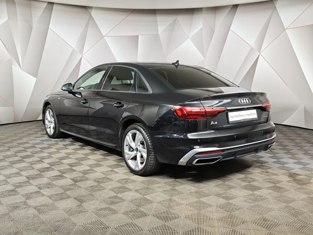 Audi A4 2.0 TFSI S tronic quattro (249 л.с.) Sport Черный в АВИЛОН. Слайд №4