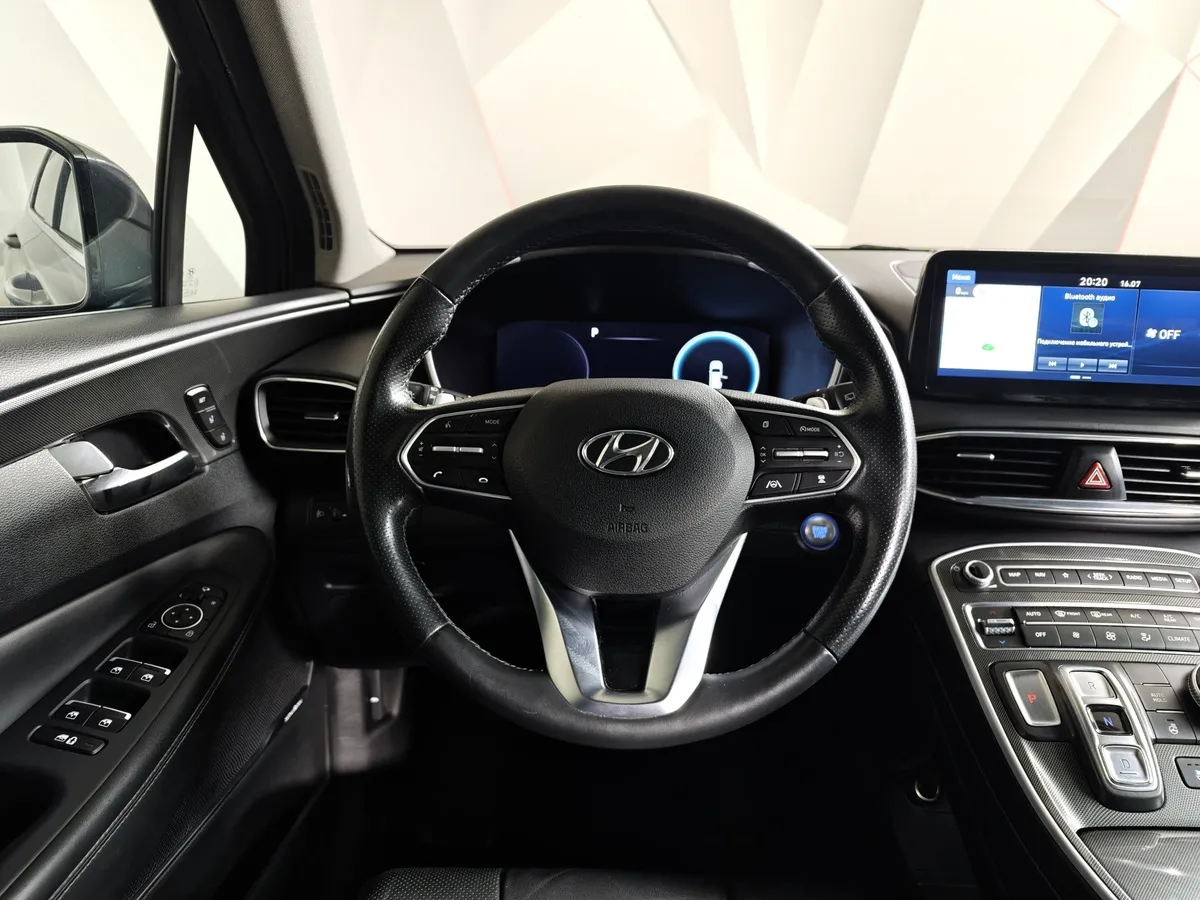 Hyundai Santa Fe 3.5 AWD 8AT (249 л.с.) High-Tech Exclusive (7 мест) Синий в АВИЛОН. Слайд №19