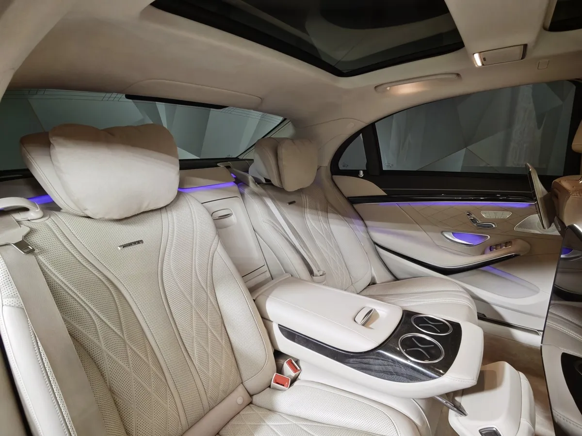 Mercedes-Benz S-Класс S 63 AMG 9G-Tronic 4Matic+ длинная база (612 л.с.) Черный в АВИЛОН. Слайд №17