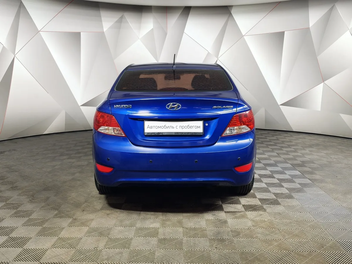 Hyundai Solaris 1.6 AT (123 л.с.) Comfort Синий в АВИЛОН. Слайд №8