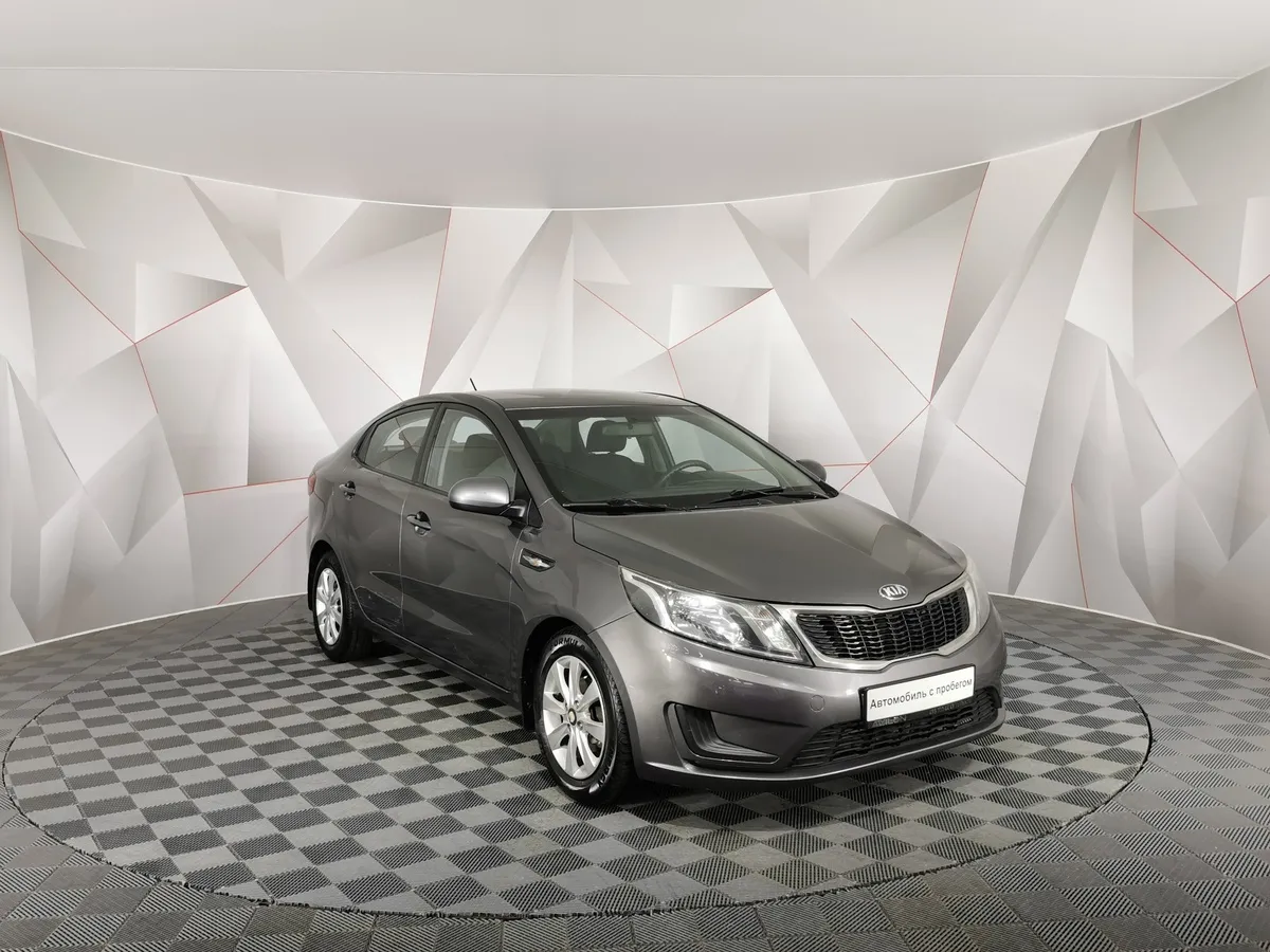 Kia Rio 1.4 AT (107 л.с.) Серый в АВИЛОН. Слайд №3