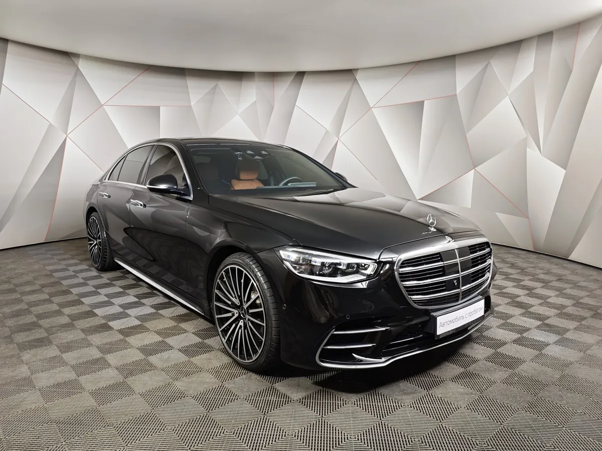 Mercedes-Benz S-Класс S 400 d 9G-Tronic 4Matic (330 л.с.) Premium Черный в АВИЛОН. Слайд №3